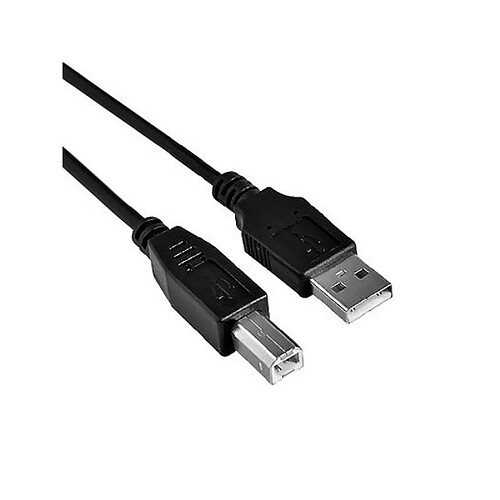 Câble USB A vers USB B NANOCABLE 10.01.0104-BK 3 m Noir