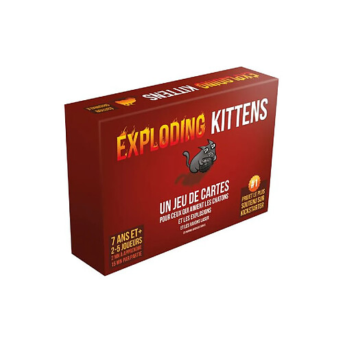 Jeu d ambiance Asmodée Exploding Kittens