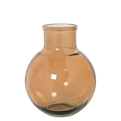 Vase en Verre Recyclé Alexandra House Living Marron Verre 23 x 23 x 31 cm