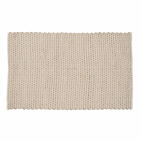 BigBuy Home Tapis Blanc Naturel 70 % coton 30 % Jute 160 x 230 cm