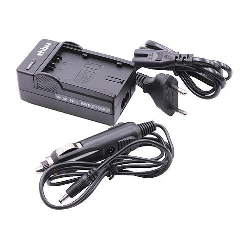 vhbw chargeur rapide incl adaptateur allume-cigare pour batterie VW-VBD29, VW-VBD58,VW-VBD78 et appareil photo Panasonic AJ-PX298MC,HC-MDH2,HDC-MDH2GK