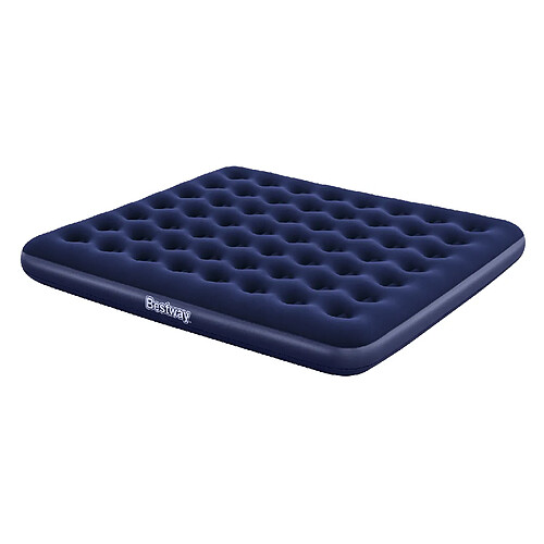 Matelas de Camping Gonflable Bestway Horizon Taille King Size 203x183x22 cm Supporte jusqu'à 300 Kg Couleur Bleu