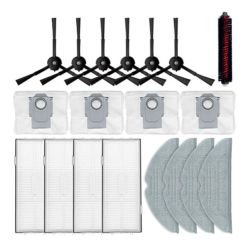 INF Kit d'accessoires de remplacement pour Roborock S8 Pro Ultra 19 pièces