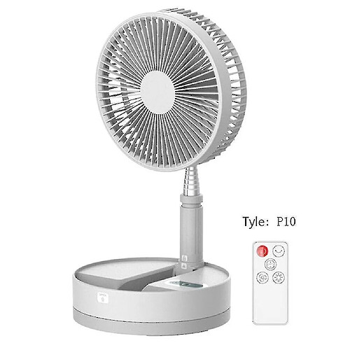 Mini Ventilateur Télescopique Pliant Usb Rechargeable Étudiant Portable Petit Électrique