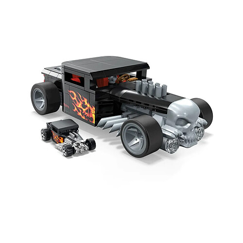 Mattel Hot Wheels - Jeu de construction MEGA 1/24 Bone Shaker 20 cm