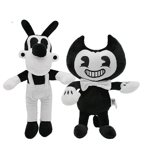 Universal 2pcs Thriller Game Bandy and Ink Machine en peluche Toy 30cm