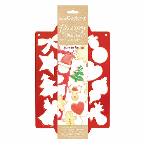 Scrapcooking Plaque découpoir thème Noël