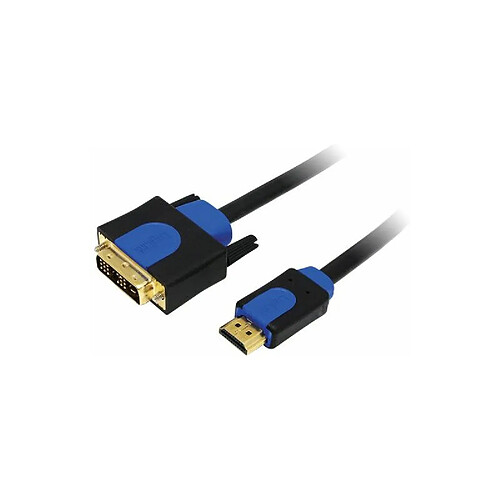 LogiLink Câble HDMI High Speed, HDMI - DVI-D, 1 m ()