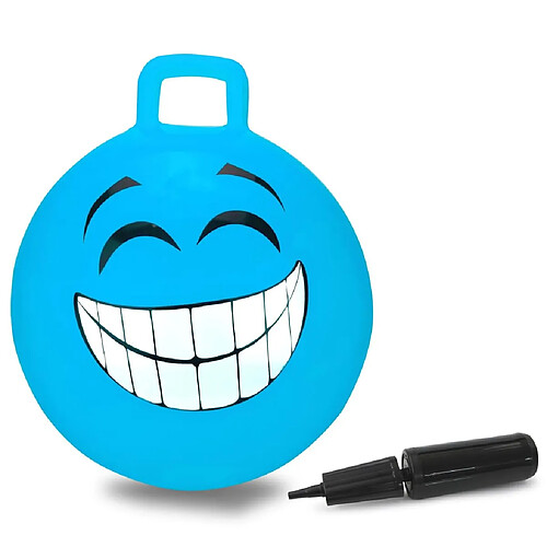 Jamara Balle rebondissante Smile 450 mm Bleu