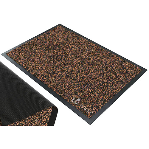 Vounot Tapis de porte paillasson 60x90 marron