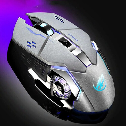 Yonis Souris Rechargeable Sans Fil Gaming Lumineuse