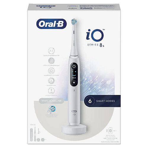 Oral-B iO 8S Adulte Brosse à dents vibrante Blanc