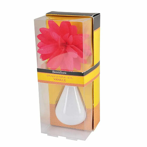 Paris Prix Diffuseur de Parfum Tige Fleur 80ml Vanille