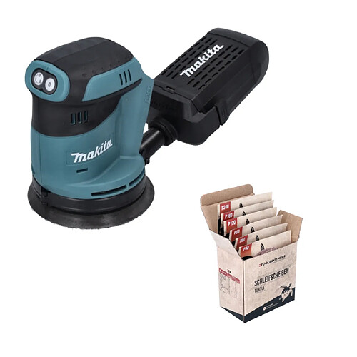 DBO 180 Z Ponceuse excentrique sans fil 125mm 18V + Toolbrothers TURTLE Set de disques abrasifs - sans batterie, sans chargeur