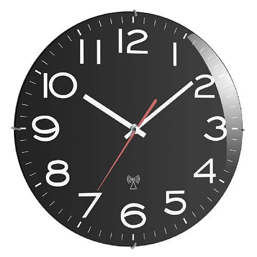 TFA 60.3509 Horloge murale radio-pilotée Noir