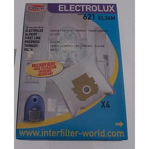 Boîte de 5 sacs + 1 filtre - Aspirateur - ELECTROLUX