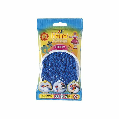 HAMA Perles en sachet - Bleu foncé