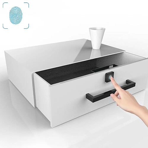 Wewoo T4 Micro USB Charging Drawer Cabinet Door ABS Smart Fingerprint Lock