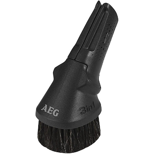 AEG AZE117 Brosse 3 en 1 pour aspirateur avec embout universel 36 mm Noir