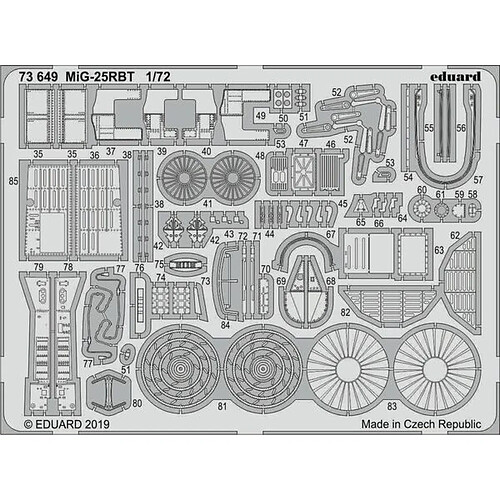 MiG-25RBT for ICM - 1:72e - Eduard Accessories