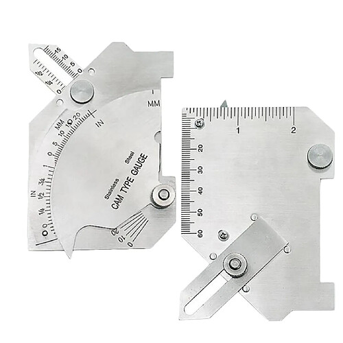 2x Jauge De Soudage Test Ulnar Soudeur Inspection Pont Cam Type Outil De Jauge De Soudure