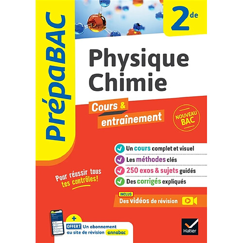 Physique chimie 2de : nouveau bac