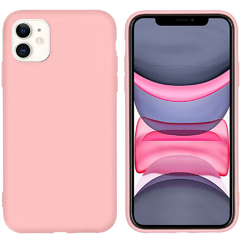 Coque Silicone Pour iPhone 11 Couleur Rose Haute Protection Little Boutik®