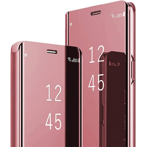 Coque Folio Rabat Miroir Pour Samsung Galaxy S23 FE Couleur Rose Little Boutik©