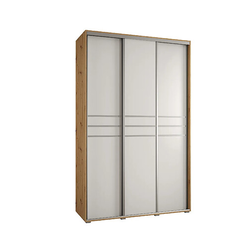 Abiks Meble Armoire Davos 10 À Portes Coulissantes 235,2/160/45 3 Portes