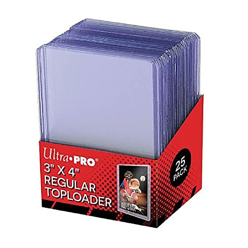 Ultra Pro 25 3 x 4 porte-cartes A chargement par le haut pour baseball, football, basket-ball, hockey, golf, cartes de sport simples charges supArieures A Fournitures de collection de cartes de sport