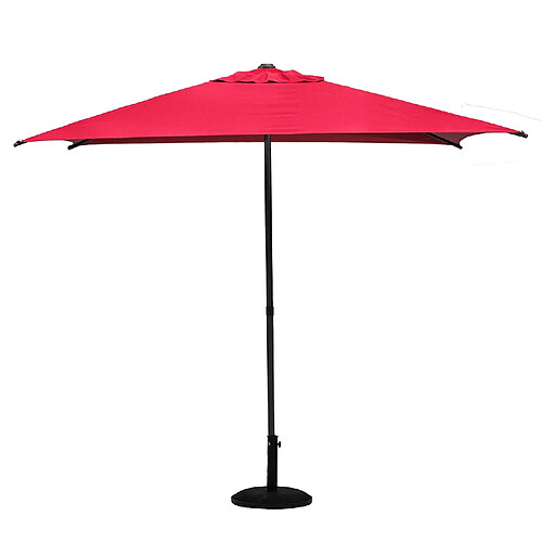 Hesperide Parasol Soya carré - Rouge Grenade