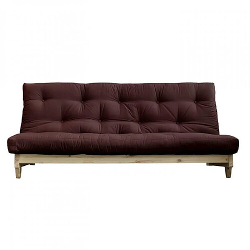 Inside 75 Banquette convertible FRESH pin coloris brown couchage 140x200 cm.