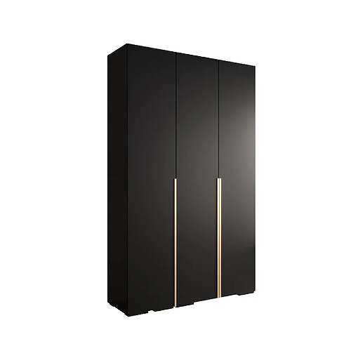 Abiks Meble Armoire Inova 1 À Portes Battantes 236,7/150/47 3 Portes (nero/d’oro)