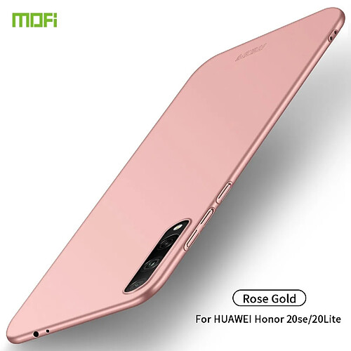 Wewoo Coque Rigide Pour Huawei Honor 20 Lite Frosted PC Ultra-mince Hard Case Rose Gold