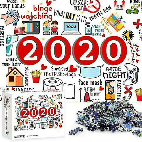 Universal 1000 pièces Puzzle de puzzle 2020 Christmas Saw Saw pour adultes pour enfants Toys Ornement