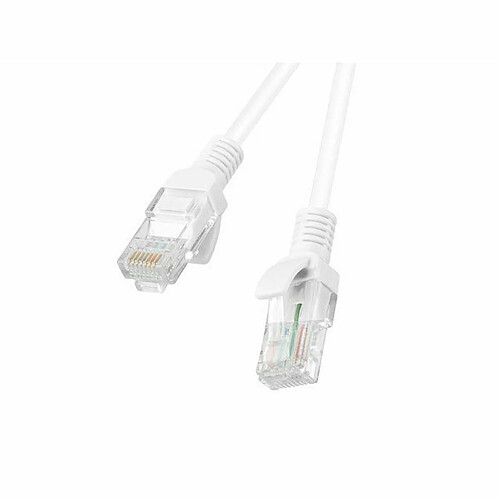 Câble Ethernet LAN Lanberg PCU5-10CC-0100-W Blanc 1 m