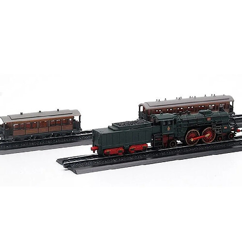 Universal 1: 220 Échelle Mini Moule Moulée Chariot Alliage Z Train Modèle Locomotive Adulte Enfant Garçon Jouet Cadeau Collection Souvenir Exposition(Le noir)