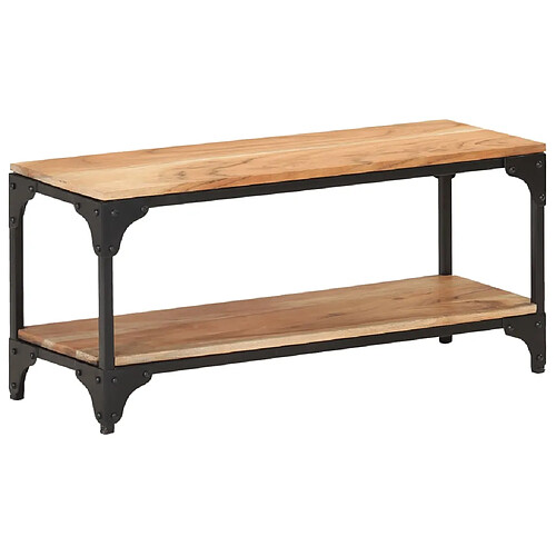 vidaXL Table basse 90x30x40 cm Bois solide d'acacia