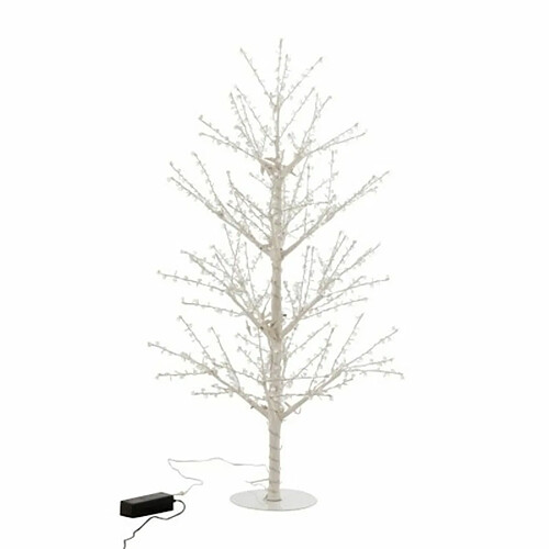 Paris Prix Statuette Déco à Led Arbre Nu Perles 125cm Blanc