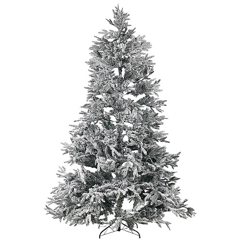 Beliani Sapin de Noël BASSIE 240 cm Blanc