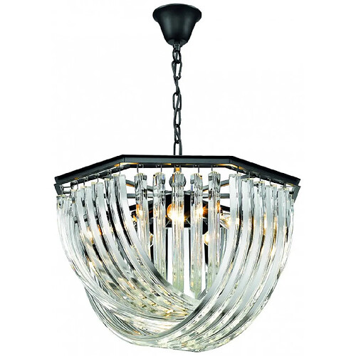 Luminaire Center Lustre Cristal MANCHESTER 5 Lumières