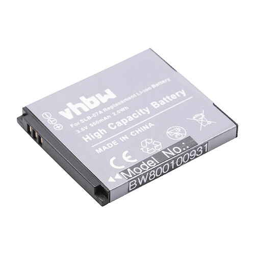 vhbw Batterie compatible avec Samsung ST45, ST 45 appareil photo numérique DSLR (550mAh, 3.6V, Li-Ion)