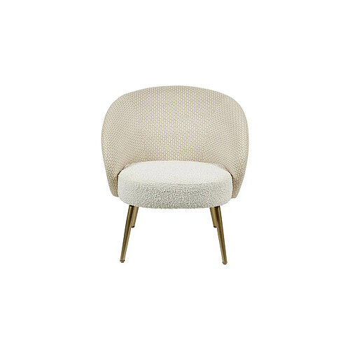 Fauteuil Raphael Bouclette Blanc - Ostaria