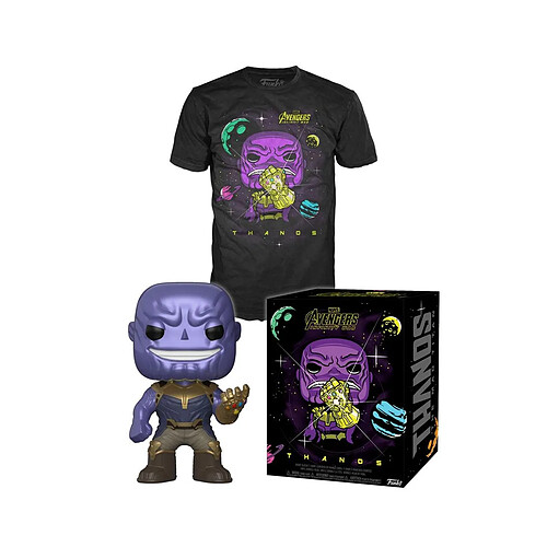 Funko Avengers Infinity War - POP! & Tee set figurine et T-Shirt Thanos