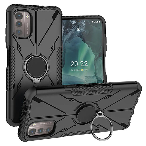 Coque en TPU anti-rayures avec béquille pour votre Nokia G11 4G/G21 4G - noir