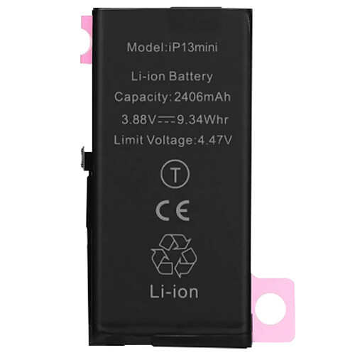 Avizar Batterie Interne iPhone 13 Mini 2406mAh 100% Compatible Remplace A2660