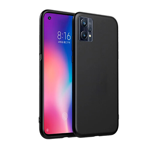 PHONECARE Coque Silicone Liquide pour Realme 9 Pro Plus - Noir