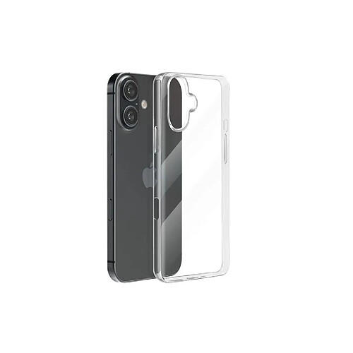 Pack coque et verre trempé 2,5D Moxie pour iPhone 16 Plus Transparent