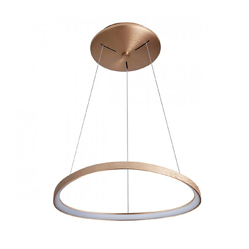 Luminaire Center Suspension moderne Morfi Or brossé