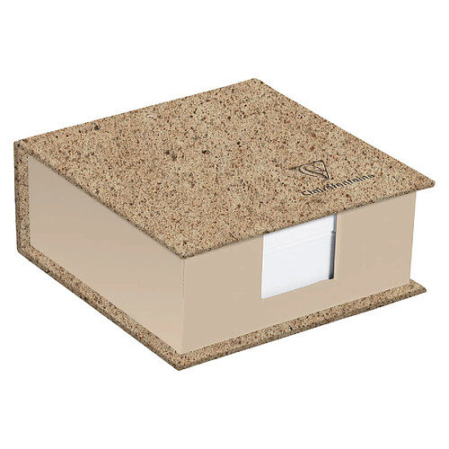 Ac-Deco Bloc cube - Jeans & cocoa - 11 x 11 x 5 cm - 320 feuillets - Beige